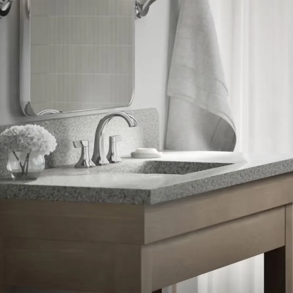 Kohler Riverly Widespread Bathroom Faucet, Chrome